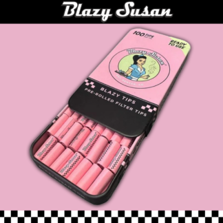 BLAZY SUSAN PRE-ROLLED FILTER TIPS/TIN - 12PK