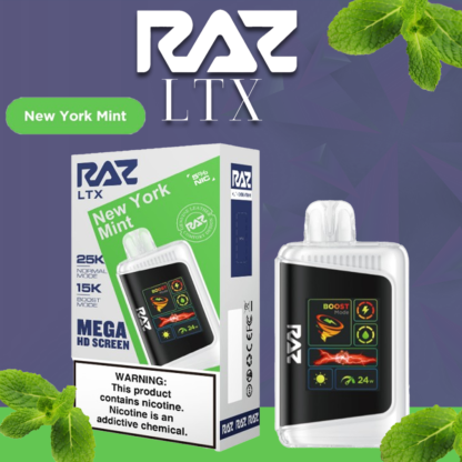 RAZ LTX 5% NIC 25,000 PUFFS DISPOSABLE VAPE - DISPLAY OF 5 - Image 7