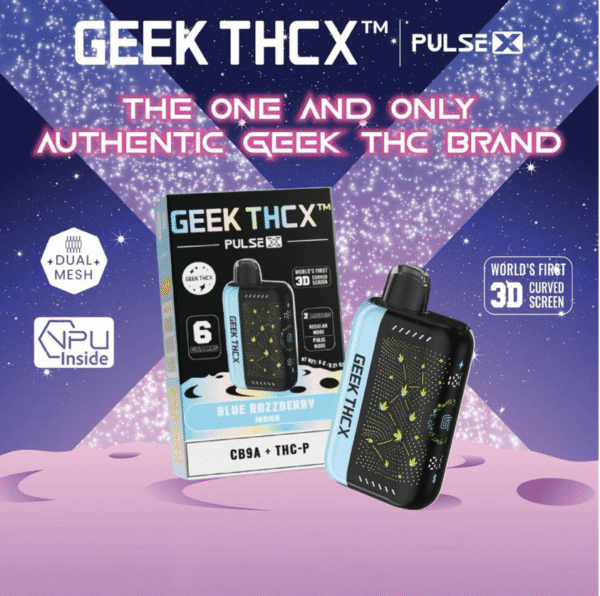GEEK THCX Pulse X CB9A + THCP 6g Disposable Vape – Premium Cannabinoid Blend
