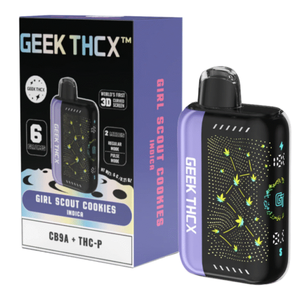 GEEK THCX Pulse X CB9A + THCP 6g Disposable Vape – Premium Cannabinoid Blend - Image 3