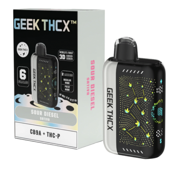 GEEK THCX Pulse X CB9A + THCP 6g Disposable Vape – Premium Cannabinoid Blend - Image 4