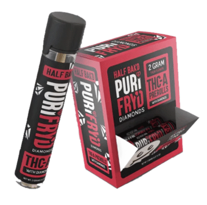 Half Bak’d PURIFRY’D THC-A Diamonds 2G Pre-Rolls