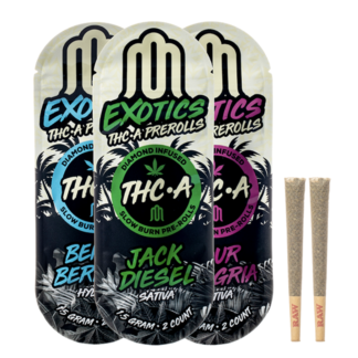 Modus Exotics Diamond Infused THC-A Pre Rolls – 3G