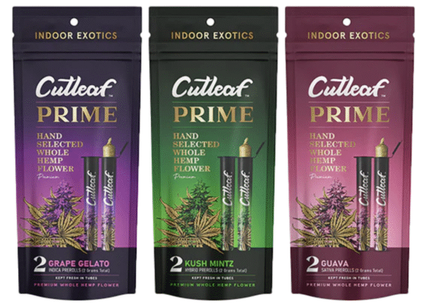 Cutleaf Prime Pre-Rolls – 2ct Pack (Premium Flavor Selection)