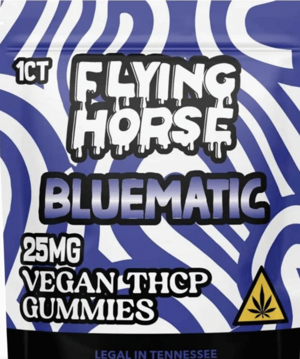 Flying Horse 25mg Vegan THC-P Gummies – 60ct Jar (Exotic Flavors, Plant-Based)