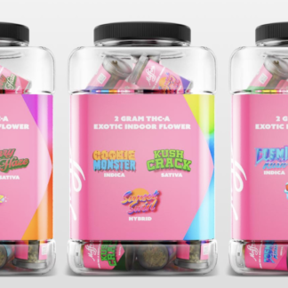 Muffins 2G Exotic THC-A Flower – Jar of 27 (3-Strain Variety)