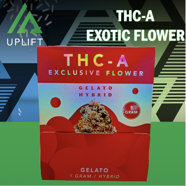 Uplift Exclusive 1g THC-A Flower – Display of 28