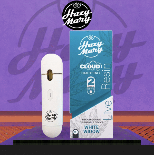 HAZY MARY THC-P Blend Cloud Edition 2G Disposable – Display of 5