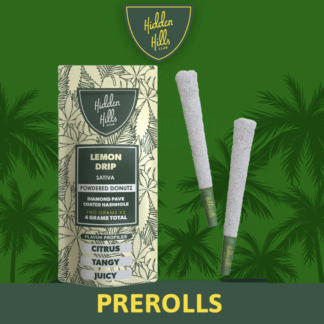 Hidden Hills Powdered Donutz THC-A Diamond Hashhole 2g Pre Rolls – 2-Pack (Display of 10)