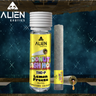 ALIEN THC-P Donut Hash Hole 2G Pre Rolls Joints - Display of 8