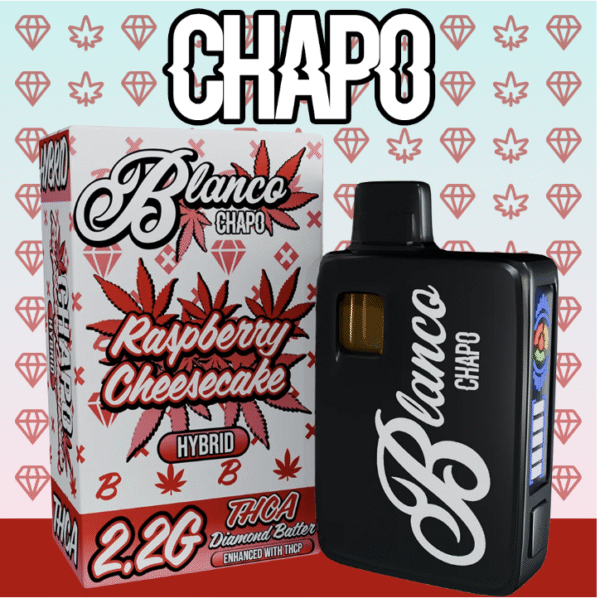 CHAPO BLANCO THC-A Diamond Batter 2.2G Disposables – Display of 5