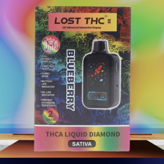 LOST THC III THC-A Liquid Diamonds Live Rosin 2G Disposable – Display of 5