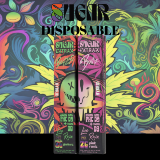 Sugar Extrax Bestest Budz 2x2G PHC+D9+D8 Disposable - 5ct Display