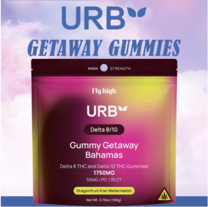 URB Fly High Delta 8/10 Gummy Gateway Bahamas 1750mg 35-Pack – Display of 6