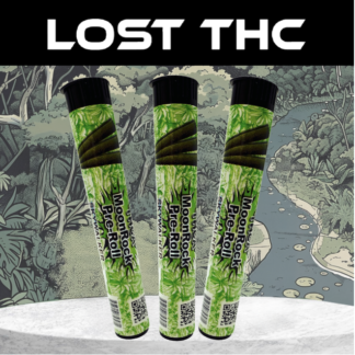 Lost THC 2G Moon Rock THC-A Pre-Rolls – Display of 10