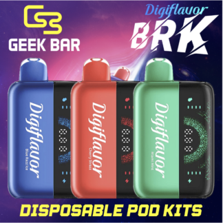 GEEK BAR BRK DigiFlavor 20,000 Puffs Disposable Pod (Full Kit) – Display of 5