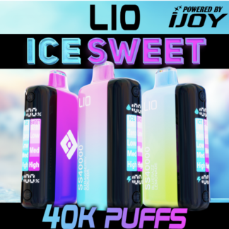 IJOY LIO SS40000 22ML 40,000 Puffs Disposable Vape – Display of 5