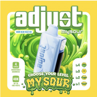 ADJUST MYSOUR 40,000 Puffs Disposable Vape – Display of 5