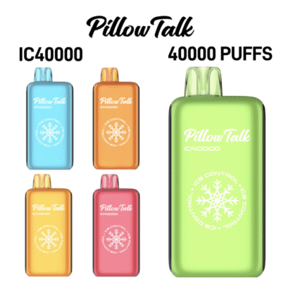 PILLOW TALK IC40000 20ML 40,000 Puffs Disposable Vape – Display of 5