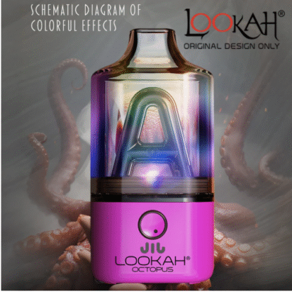 LOOKAH Octopuus 600mAh VV Mini Dab Rig Vaporizer - Display of 5