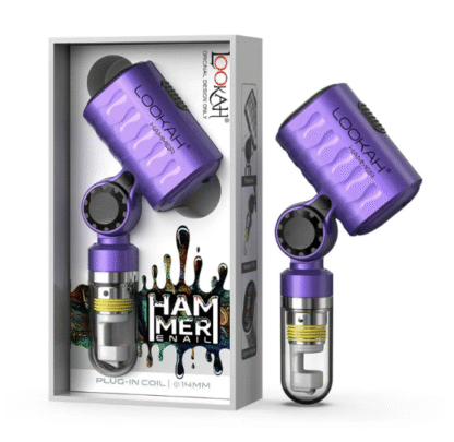 LOOKAH Hammer 950mAh Portable Enail Banger Dab Rig Vaporizer - Display of 5