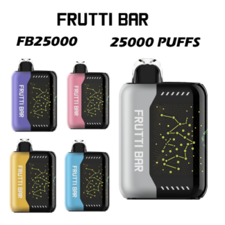 FRUTTI BAR FB25000 25K Puff Disposable Vape – 18ML | Display of 5