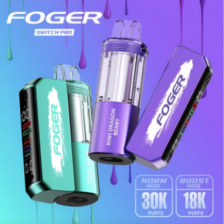 FOGER Switch Pro Kit 30,000 Puffs Disposable Vape – Full Kit (Display of 5)