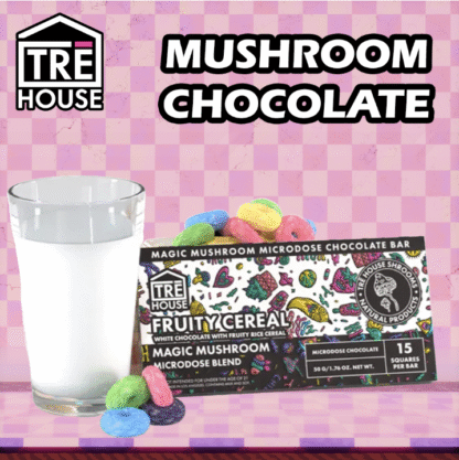 TRE House Magic Mushroom Chocolate Bars – 10 Count Display