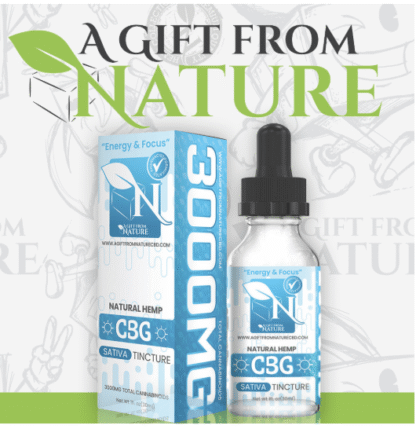AGFN CBG 3000MG Tincture – Sativa Energy & Focus 30ML