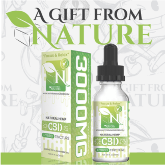 AGFN CBD 3000MG Tincture – Hybrid Focus & Relax 30ML