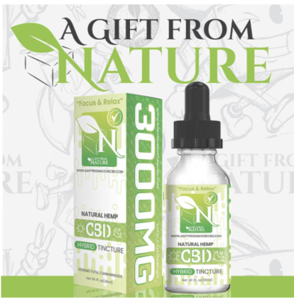 AGFN CBD 3000MG Tincture – Hybrid Focus & Relax 30ML