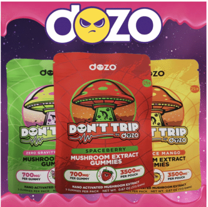DON'T TRIP BY DOZO THCP + MUSHROOM EXTRACT GUMMIES 700MG 1-PACK - 25CT DISPLAY