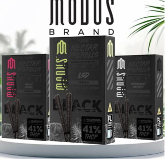 MODUS Black THC-P Live Nectar 1G Pre-Rolls | 2-Pack | Display of 5