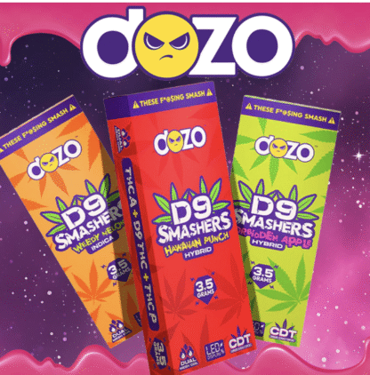 DOZO THC-A Smashers Blend 3.5G Disposable | Display of 5