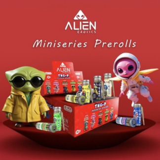 ALIEN THC-P Mini Series Pre-Rolled Joints – Assorted 2.5G 5-Pack | Display of 25