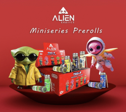 ALIEN THC-P Mini Series Pre-Rolled Joints – Assorted 2.5G 5-Pack | Display of 25