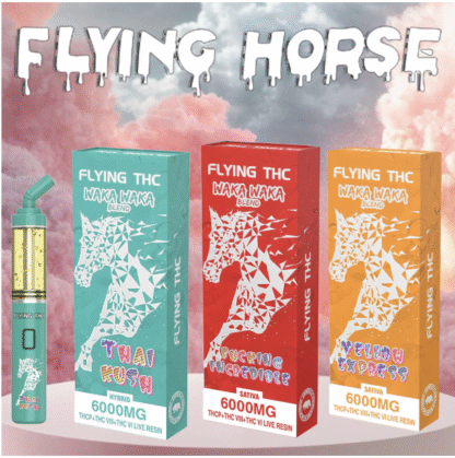 Flying Horse 6G THC-P Waka Waka Blend Disposable – Display of 5