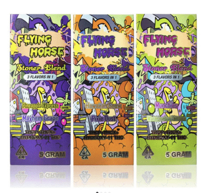 Flying Horse 3 Flavors in 1 Stoner Blend 5G Disposable – Display of 6