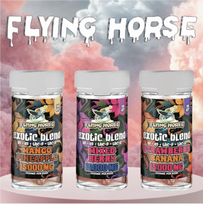 Flying Horse Exotic THC-P Blend 15,000MG Gummies Jar