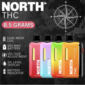 North THC Liquid Diamonds Blend 8.5G Disposable – Display of 5