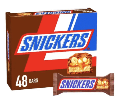 SNICKERS - GROCERY - CANDY - 1.86OZ/CT - 48CT/BX - REGULAR