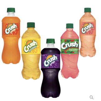 CRUSH - BEVERAGE - SODA - PLASTIC BOTTLE - 20OZ/CT - 24CT/CS