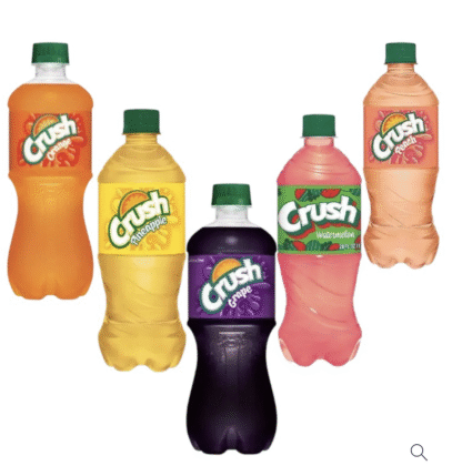 CRUSH - BEVERAGE - SODA - PLASTIC BOTTLE - 20OZ/CT - 24CT/CS