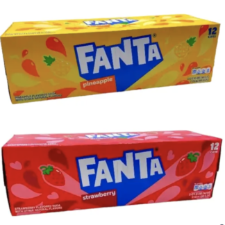 Fanta Soda - 12oz Cans (Pack of 12, Case of 24)