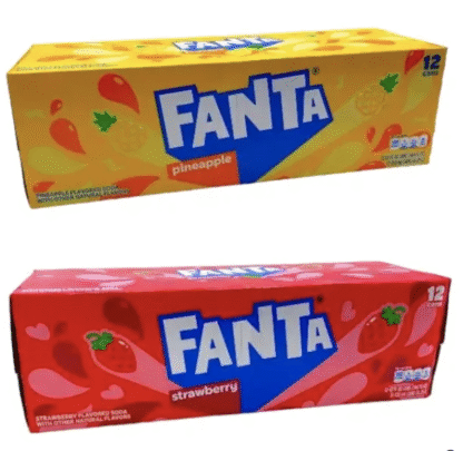 Fanta Soda - 12oz Cans (Pack of 12, Case of 24)