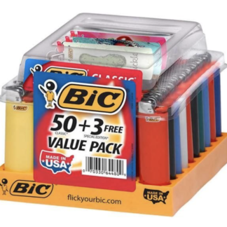 Mini BIC Lighters – 53ct Value Pack