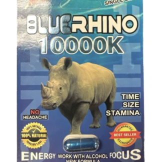 Blue Rhino 10000k Single Male Enhancement Pills – 24ct Display