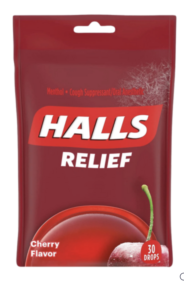 Halls Relief Cough Drops – Gems – 30ct