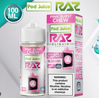 POD JUICE X RAZ NICOTINE E-LIQUID - 100ML