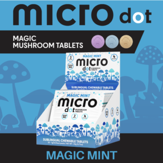 Micro Dot Mushroom Tablets 2-Pack - Display of 20